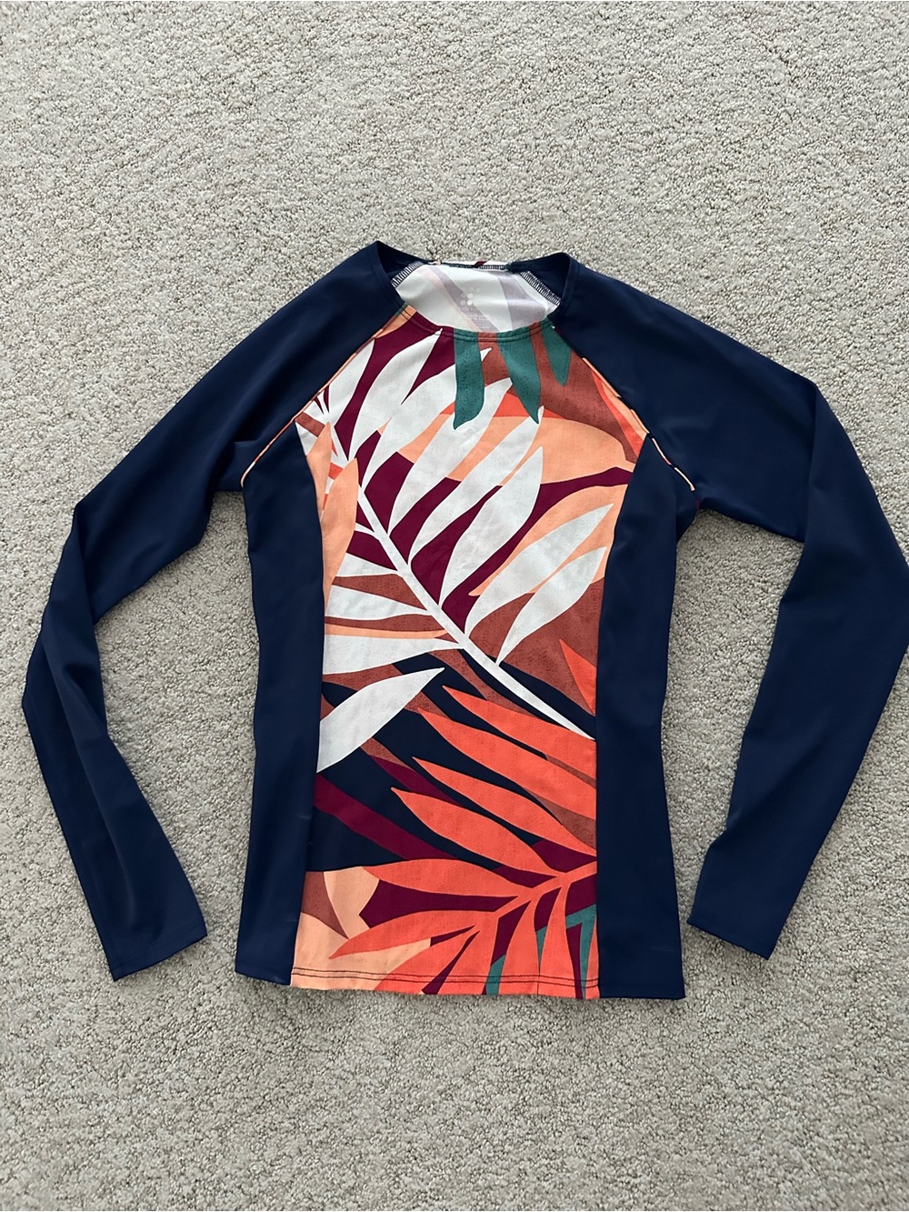 Long Sleeve Tropical Print Women's Rash Guard from Title Nine